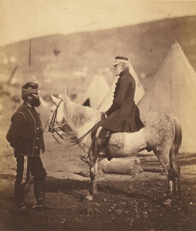 Generalleutnant der Ehrenwerte Sir J.Y. Scarlett, K.C.B. von Roger Fenton