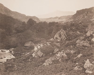 Moel Siabod, aus dem Lledr-Tal von Roger Fenton