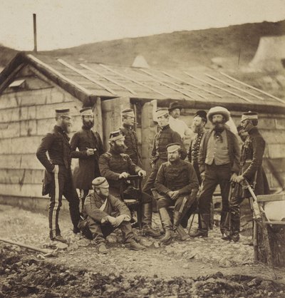 Offiziere der 4. Leichten Dragoner von Roger Fenton