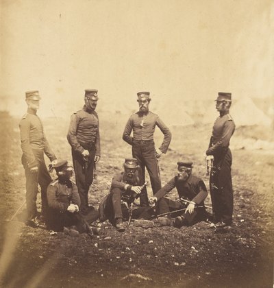 Offiziere der 68. Leichten Infanterie. von Roger Fenton