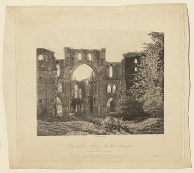 Rievaulx Abbey, Chor und Querschiff von Roger Fenton