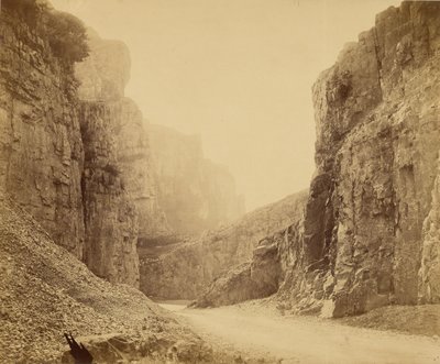 Die Cheddar-Klippen, das zentrale Tal von Roger Fenton