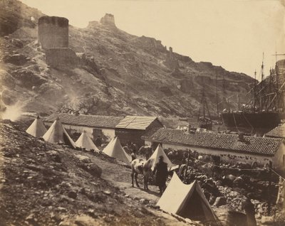 Die genuesische Festung, Balaklawa von Roger Fenton