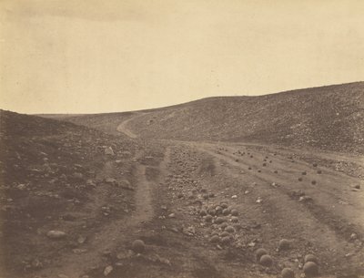 Das Tal des Todesschattens von Roger Fenton