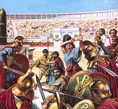Massaker im Hippodrom von Konstantinopel im Jahr 532 n. Chr. von Roger Payne