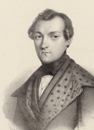 Porträt des Pianisten und Komponisten Antoine de Kontski 1817-1899 von Romain Cazes