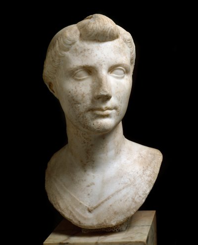 Römische Kunst: Büste von Octavia Thurina Minor (Ottavia Minore oder Octavia die Jüngere) von Roman