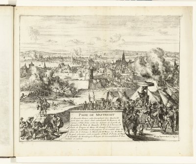 Einnahme von Maastricht durch den Herzog von Parma, 1579 von Romeyn de Hooghe