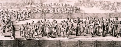 Begräbnis von Königin Maria II., Westminster Abbey, London, 1695 von Romeyn de Hooghe
