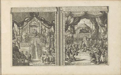 Gericht in China und Abessinien von Romeyn de Hooghe