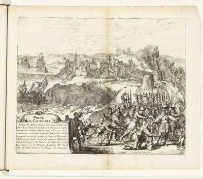 Verovering van Caudebec, 1592 von Romeyn de Hooghe