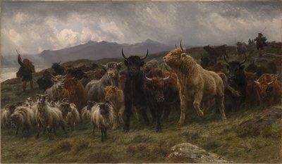 Überfall im schottischen Hochland von Rosa Bonheur