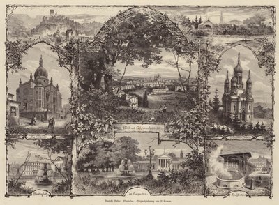 Szenen aus Wiesbaden, Deutschland von Rudolf (after) Cronau
