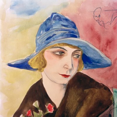 Gruß aus Lesbos (Ausschnitt) von Rudolf Schlichter