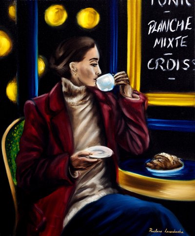 Paris genießen, 2024 von Ruslana Levandovska