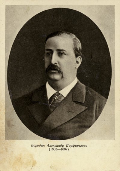 Alexander Porfirjewitsch Borodin, russischer Komponist (1833-1887) von Russian Photographer