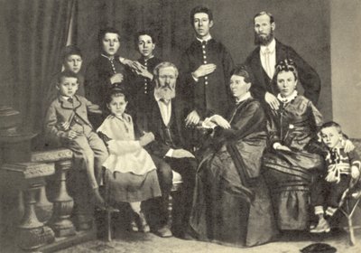 Anton Tschechow und seine Familie, Taganrog, Russland von Russian Photographer