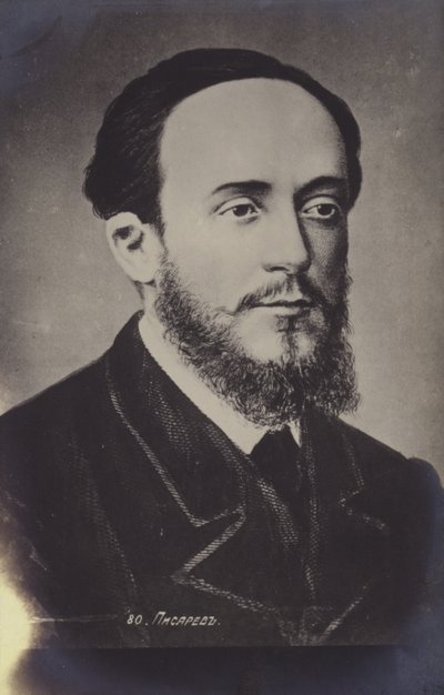 Dmitri Iwanowitsch Pissarew (1840-1868), radikaler russischer Schriftsteller und Sozialkritiker von Russian Photographer
