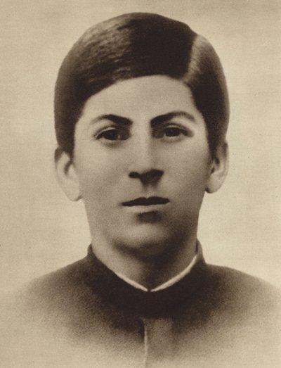 Joseph Stalin zur Zeit seines Abschlusses an der Gori-Theologieschule, Georgien, 1894 von Russian Photographer