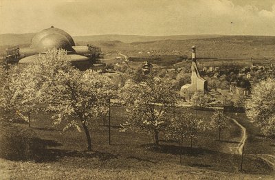 Ansicht des Goetheanums und des Heizhauses von Russian Photographer