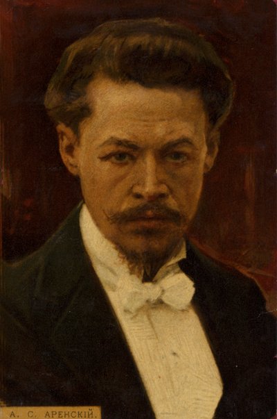 Anton Arensky, russischer Komponist, Pianist und Musikprofessor (1861-1906) von Russian School