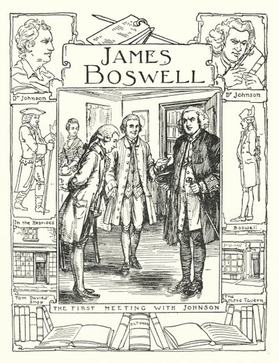 James Boswells erstes Treffen mit Dr. Johnson von Ruth Cobb