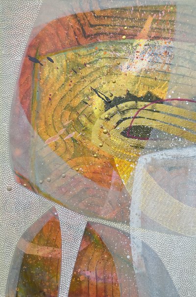 Abstraktes Goldenes Auge von SAN STARLING