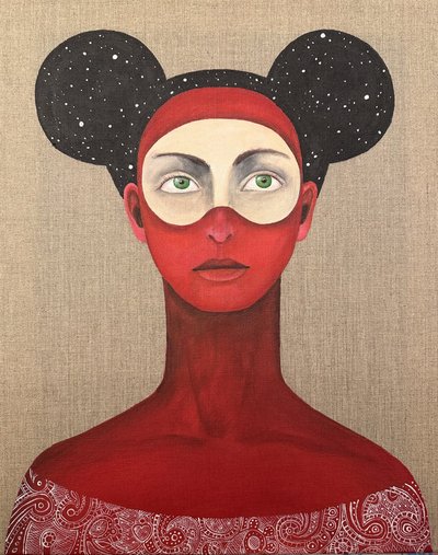 Kosmische Maskierte Frau von SAN STARLING