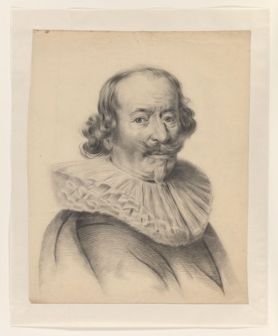 Porträt eines Mannes aus dem 17. Jahrhundert von S.A. van der Heim