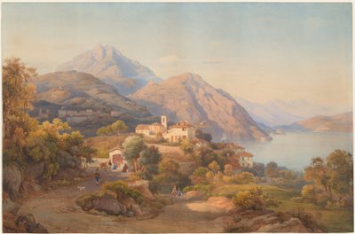 Ein Sommerabend am Lago Maggiore von Salomon Corrodi