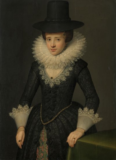 Porträt von Anna Boudaen Courten von Salomon Mesdach