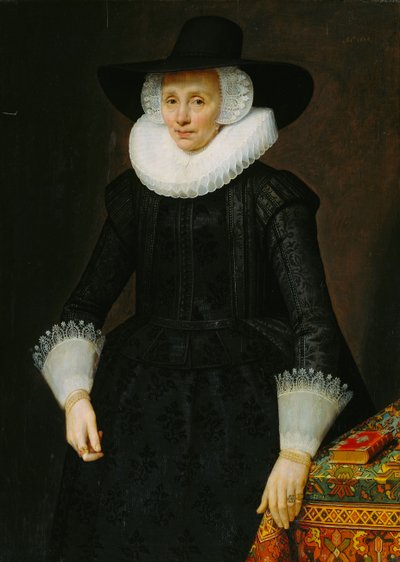 Porträt von Margarita Courten von Salomon Mesdach
