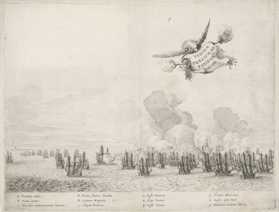 Dritte Schlacht mit der portugiesischen Flotte bei Paraiba, 1640 von Salomon Savery