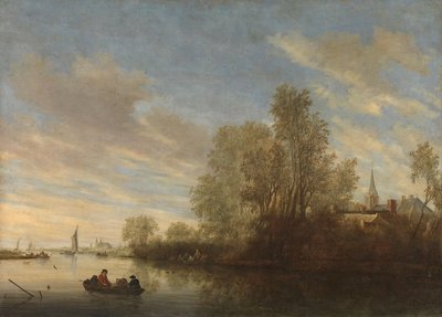Flussansicht bei Deventer von Salomon van Ruisdael or Ruysdael