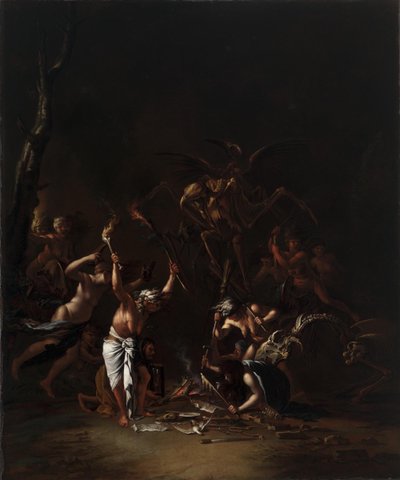 Der Hexensabbat von Salvator Rosa