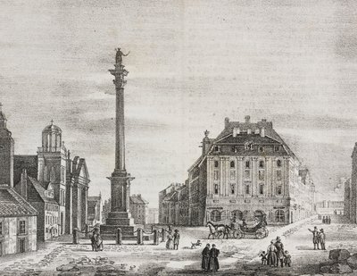 Sigismund-Säule, zur Erinnerung an König Sigismund III. Wasa, Warschau, Polen von Salvatore Puglia