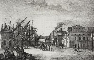 Via del Piliero gesehen von der Brücke dell