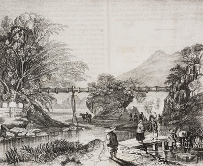 Ansicht des Tals von Hongkong, China, Lithographie von Salvatore Puglia aus Poliorama Pittoresco, Nr. 14, 9. November von Salvatore Puglia