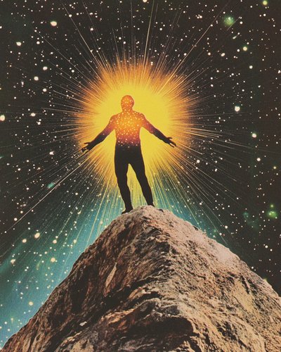 Kosmischer Bergmann von Samantha Hearn