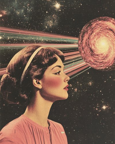 Vintage Weltraum Traum von Samantha Hearn