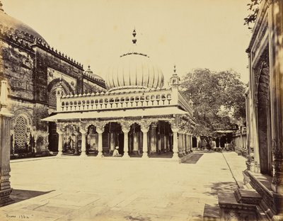 Delhi; Das Grab von Nizam-ood-deen von Samuel Bourne