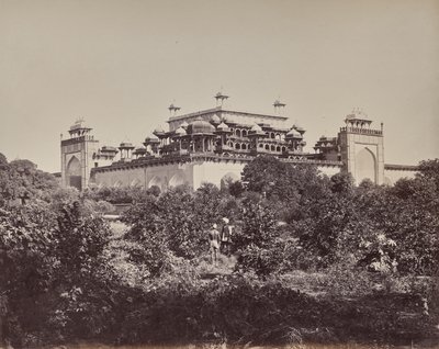 Secundra bei Agra. Das Mausoleum des Kaisers Akbar von Samuel Bourne