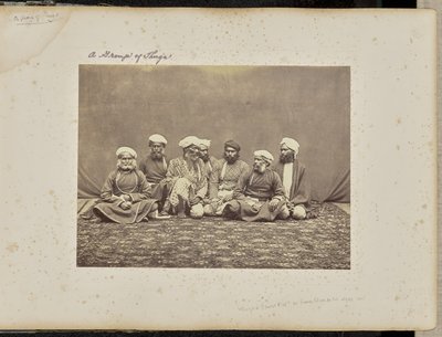 Simla; Gruppe von Thugs von Samuel Bourne