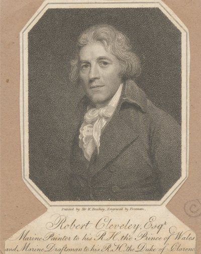 Robert Cleveley, Esqr. Marinemaler für seine R. H., den Prinzen von Wales und Marinedraftsman für seine R. H. Der Herzog von Clarence von Samuel Freeman