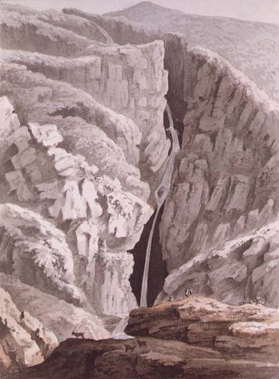 Eine bemerkenswerte Schlucht von Samuel Hieronymous Grimm