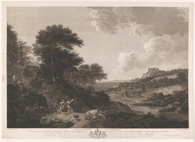 Landschaft mit tanzenden Hirten von Samuel Middiman