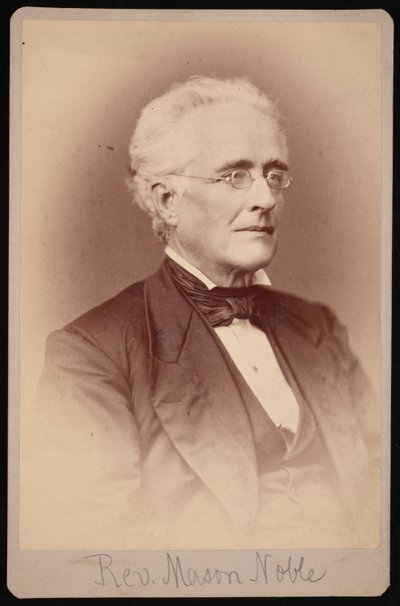 Porträt von Rev. Mason Noble 1809-1881, zwischen 1876 und 1880 von Samuel Montague Fassett