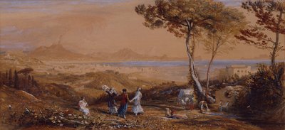 Die Bucht von Neapel von Samuel Palmer