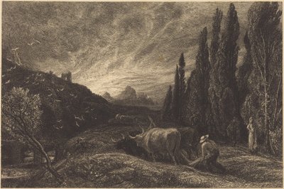 Der frühe Pflüger von Samuel Palmer