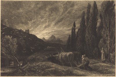 Der frühe Pflüger von Samuel Palmer